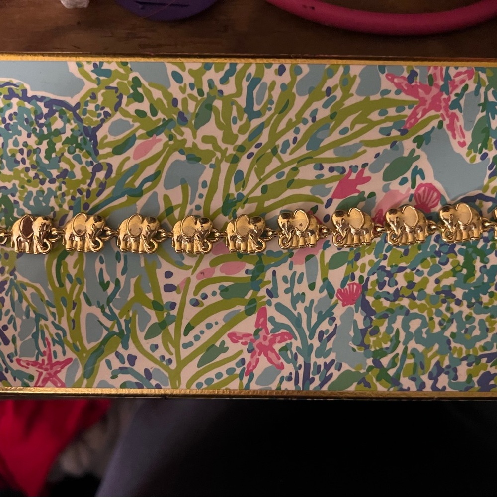 Lilly Pulitzer elephant bracelet